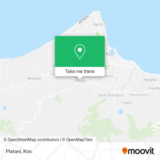 Platani map