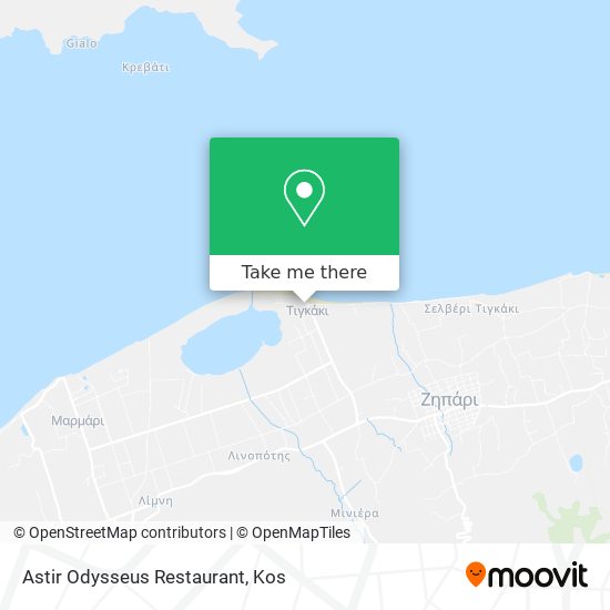 Astir Odysseus Restaurant map