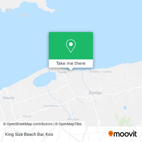 King Size Beach Bar map