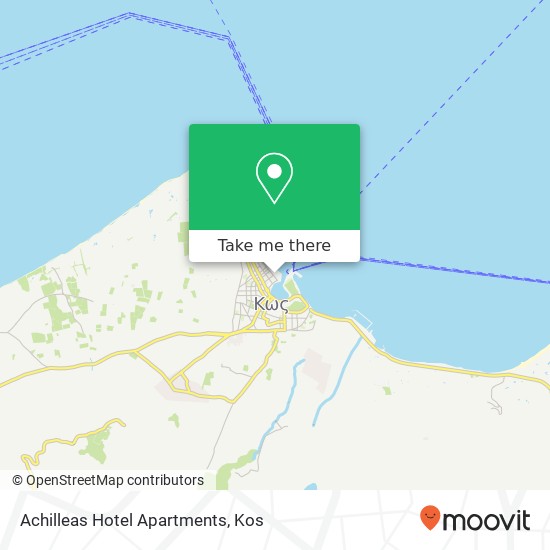 Achilleas Hotel Apartments map