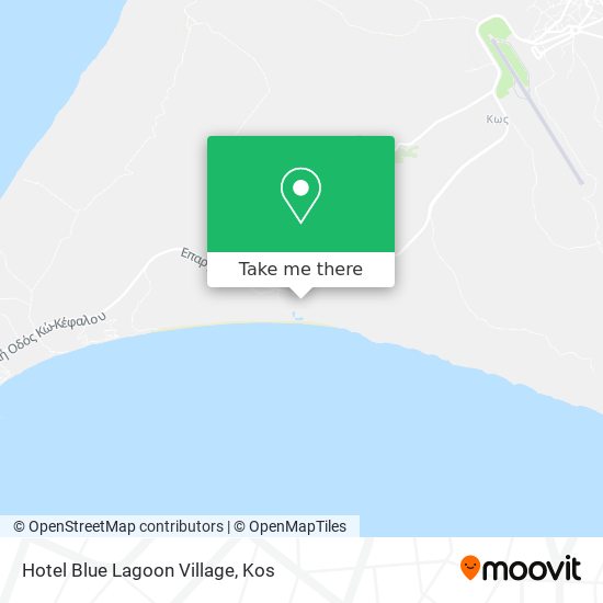 Hotel Blue Lagoon Village map
