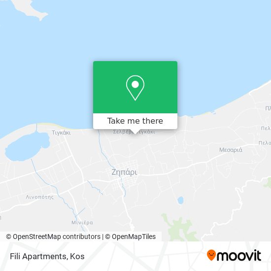 Fili Apartments map