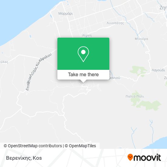 Βερενίκης map