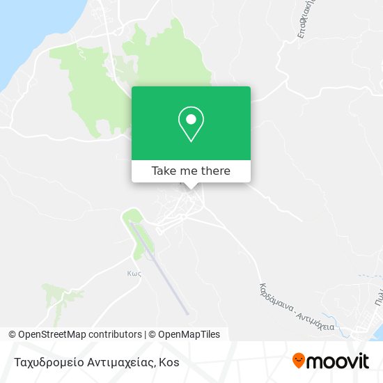 Ταχυδρομείο Αντιμαχείας map