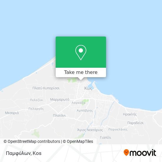 Παμφύλων map