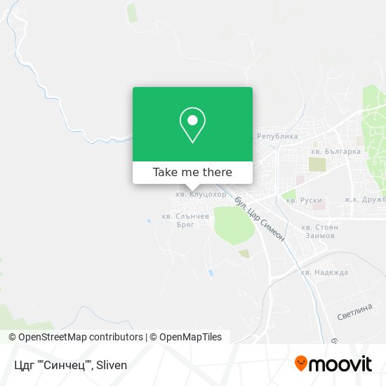 Цдг ""Синчец"" map