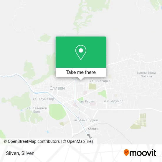 Sliven map