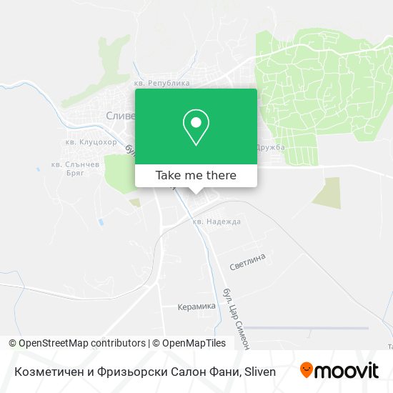 Козметичен и Фризьорски Салон Фани map