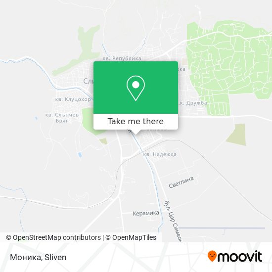 Моника map