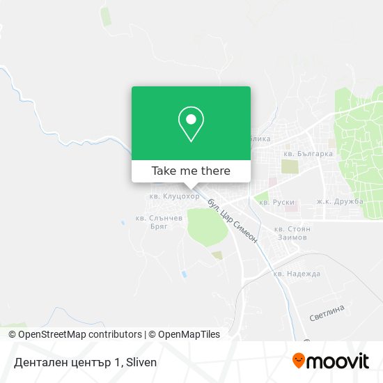 Дентален център 1 map