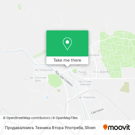Карта Продавалникъ Техника Втора Употреба