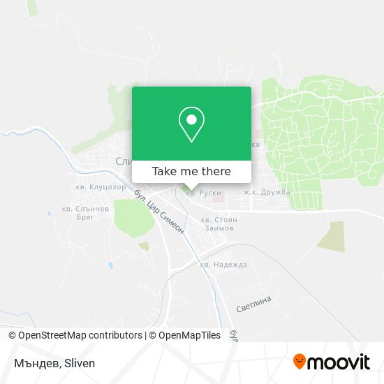 Мъндев map