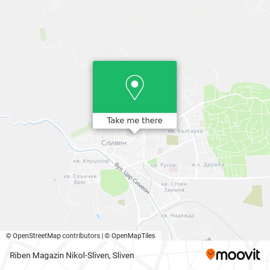 Riben Magazin Nikol-Sliven map
