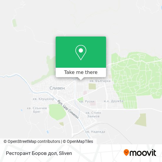 Ресторант Боров дол map