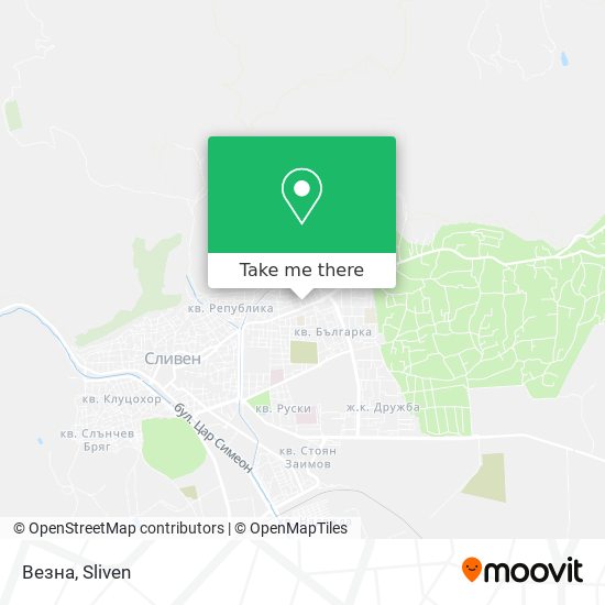 Везна map