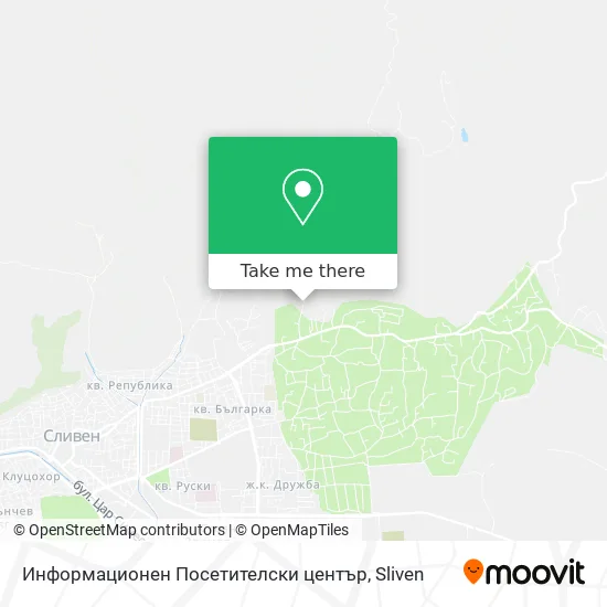 Карта Информационен Посетителски център