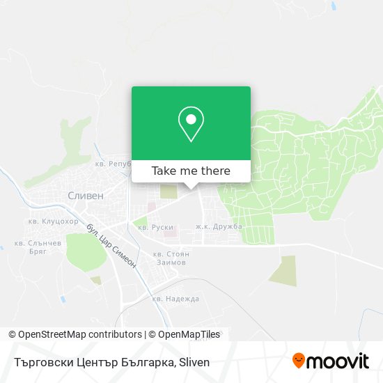 Търговски Център Българка map