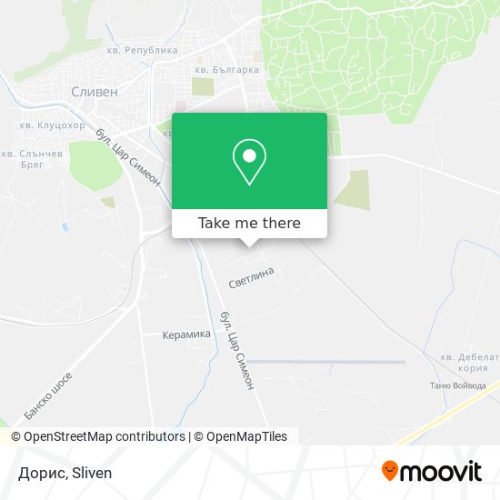 Дорис map