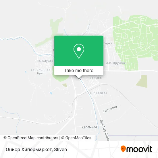 Карта Оньор Хипермаркет