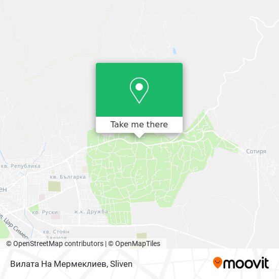 Вилата На Мермеклиев map