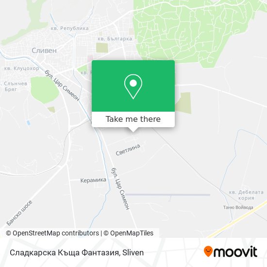 Сладкарска Къща Фантазия map