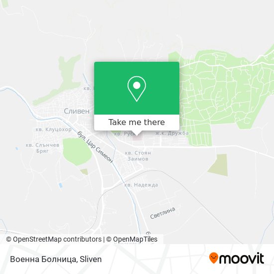 Военна Болница map