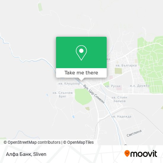 Алфа Банк map