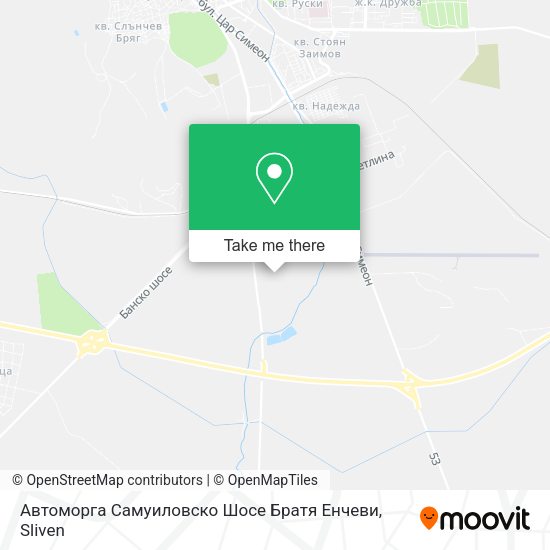 Карта Автоморга Самуиловско Шосе Братя Енчеви