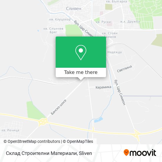 Склад Строителни Материали map