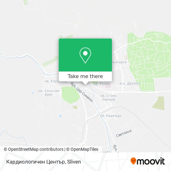 Карта Кардиологичен Център