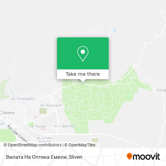 Вилата На Оптика Емили map