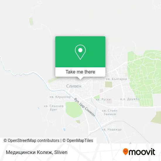 Карта Медицински Колеж