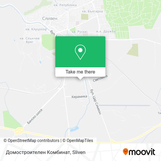 Карта Домостроителен Комбинат