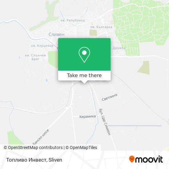 Топливо Инвест map