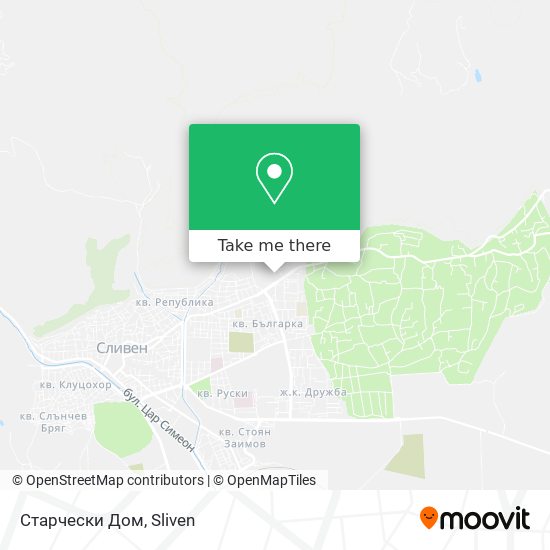 Старчески Дом map