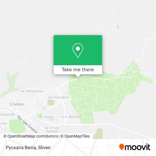 Карта Руската Вила