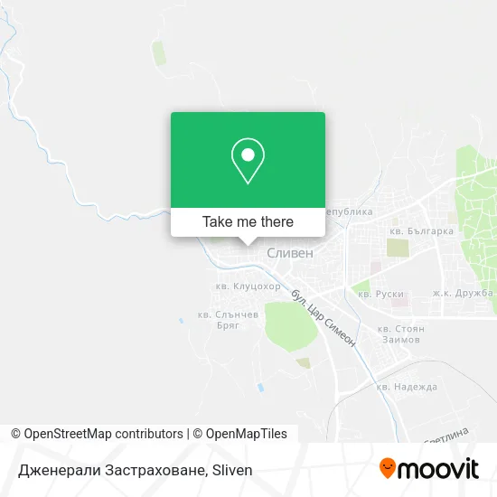 Карта Дженерали Застраховане