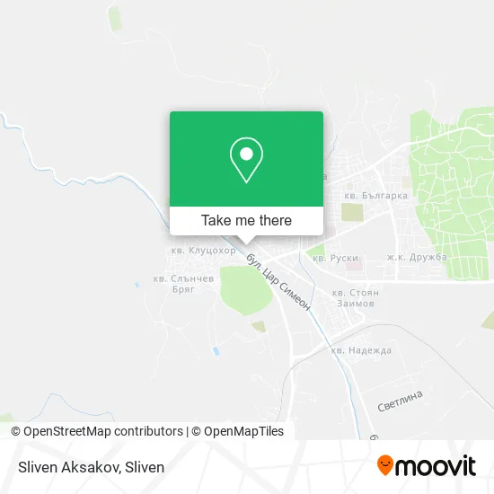 Карта Sliven Aksakov