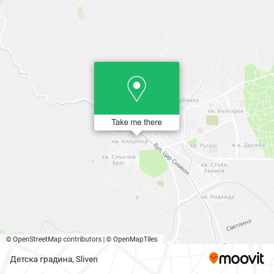 Детска градина map
