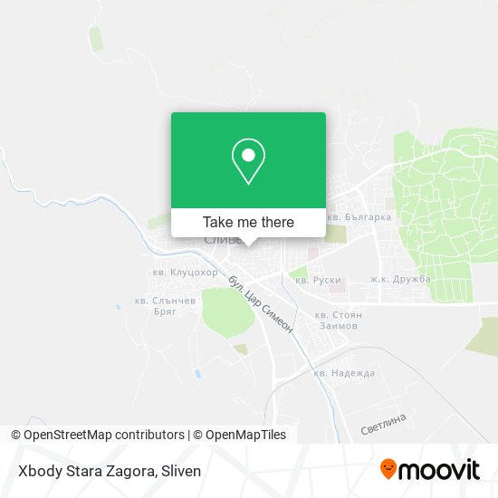 Xbody Stara Zagora map