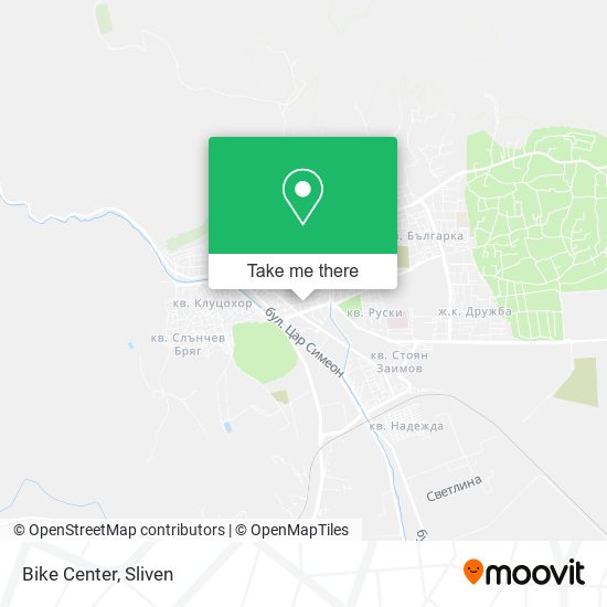 Bike Center map