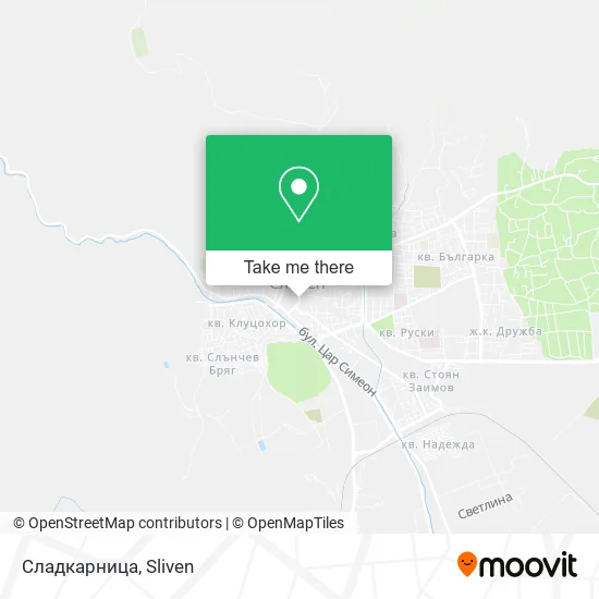 Карта Сладкарница