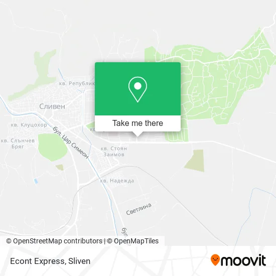 Карта Econt Express