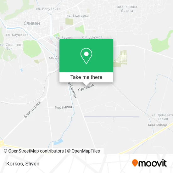 Korkos map