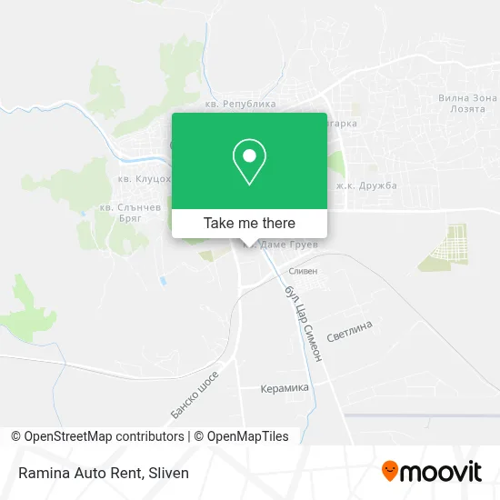 Ramina Auto Rent map