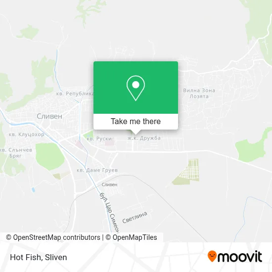 Hot Fish map