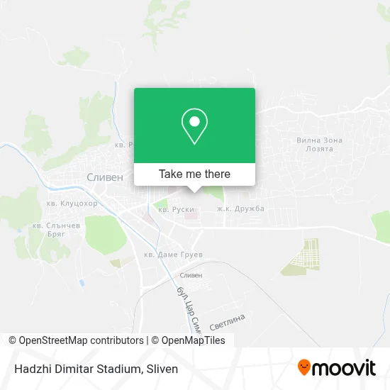 Hadzhi Dimitar Stadium map