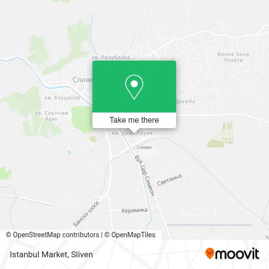 Istanbul Market map