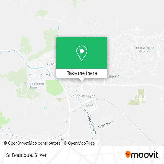 St Boutique map