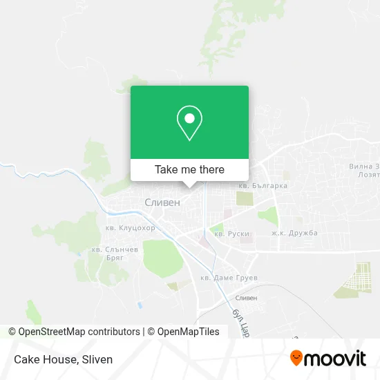 Cake House map